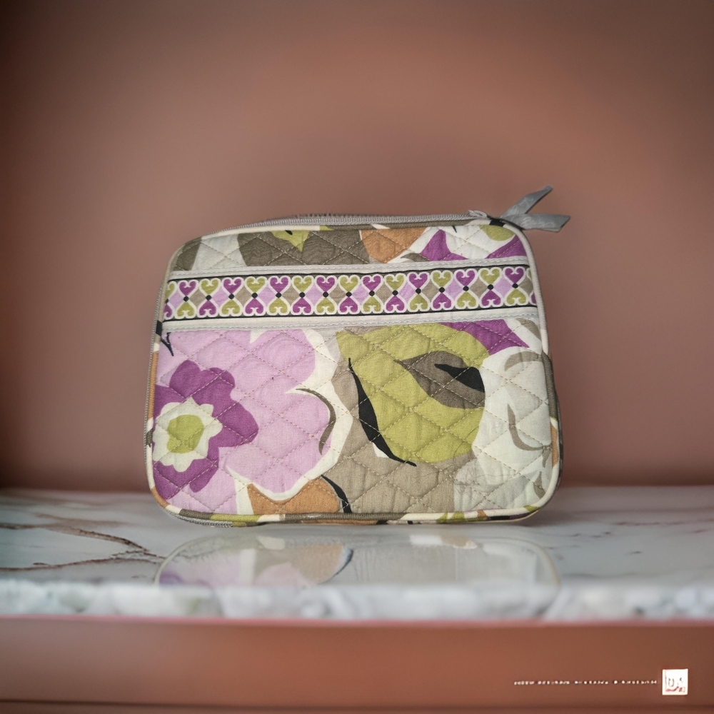 Vera Bradley Tablet Sleeve in Portobello Road Pattern, 10" x 8” x 1"